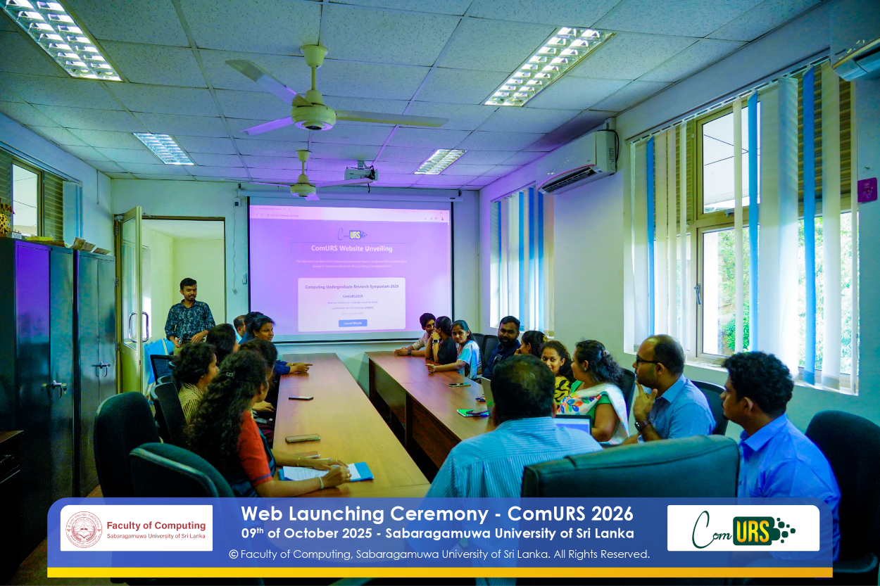 Recap of the Official Website Launching Ceremony of ComURS 2026