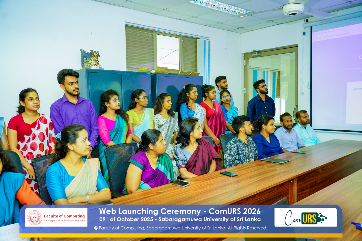 Recap of the Official Website Launching Ceremony of ComURS 2026
