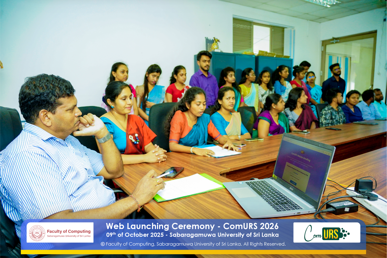 Recap of the Official Website Launching Ceremony of ComURS 2026