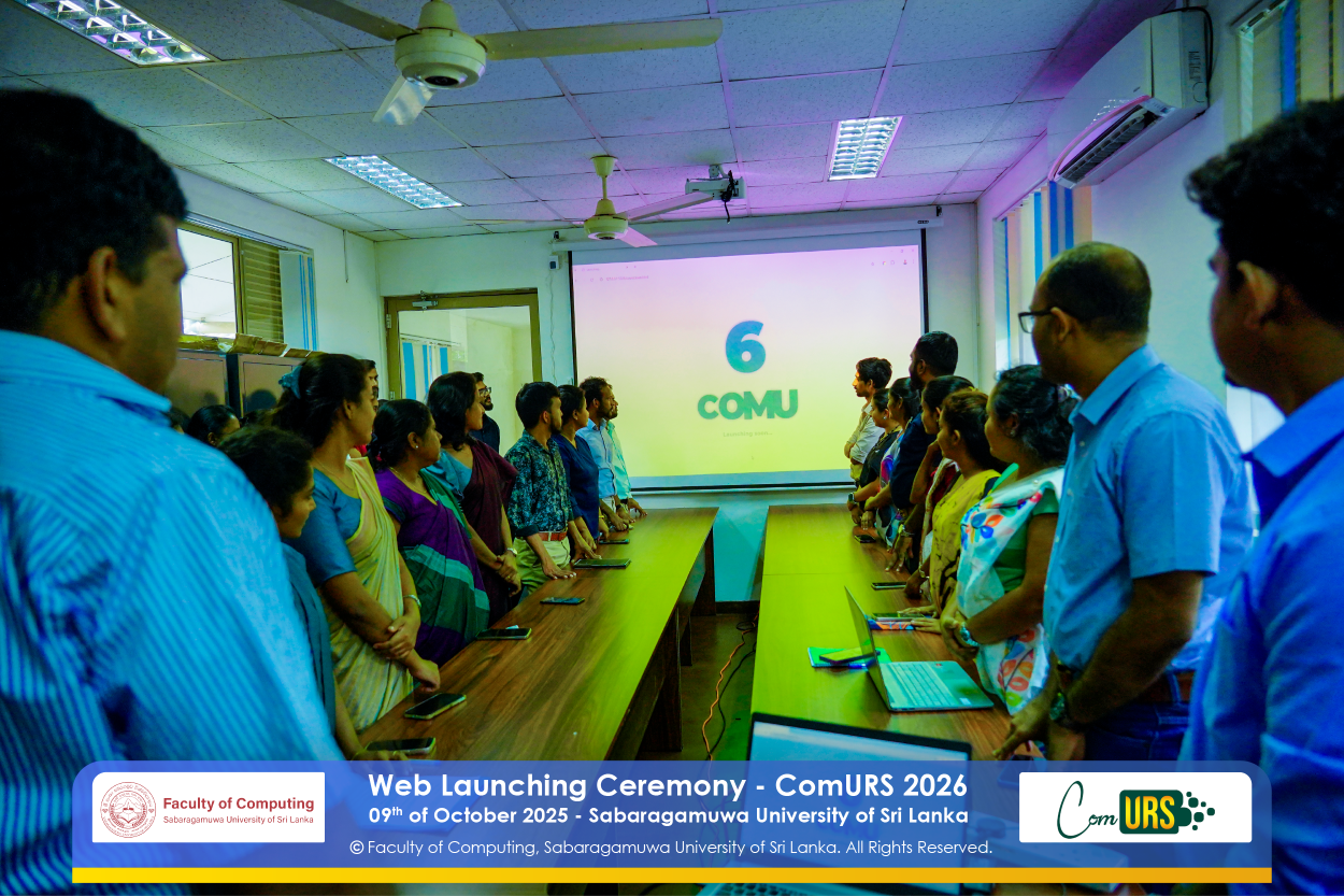 Recap of the Official Website Launching Ceremony of ComURS 2026