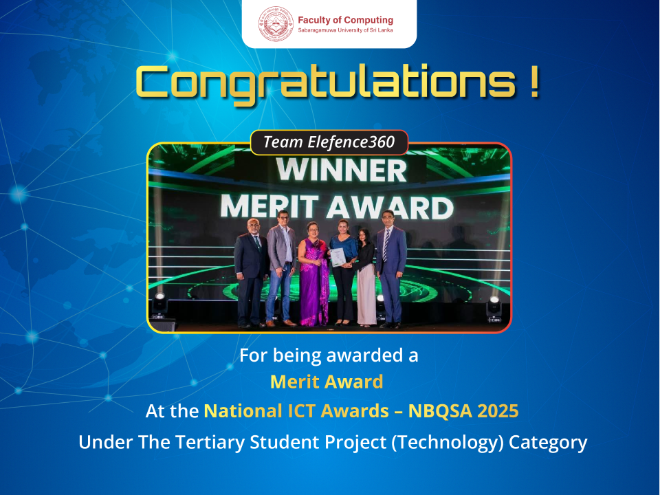 Heartfelt Congratulations to Team Elefence360 on Their Outstanding Achievement at NBQSA 2025!