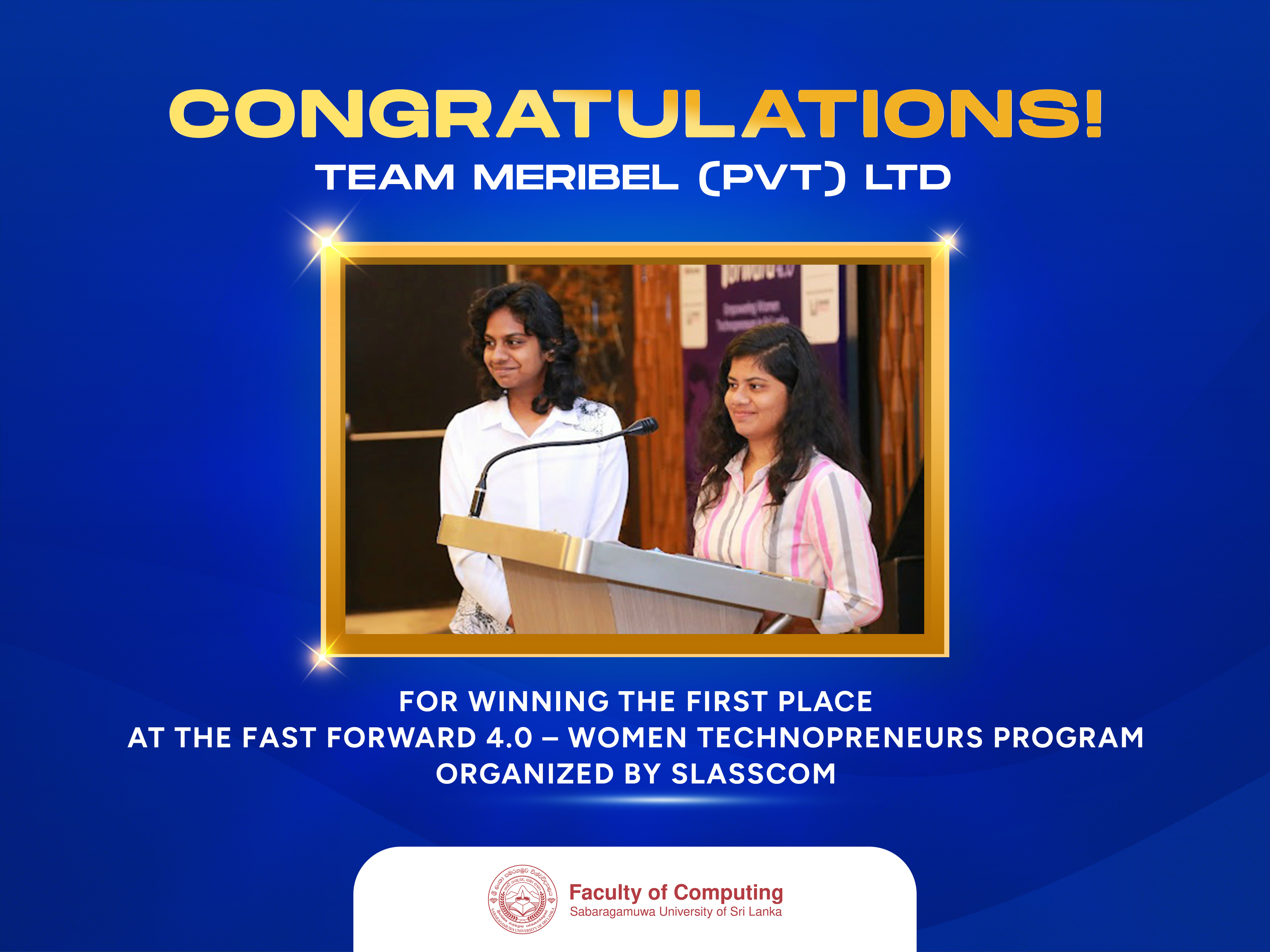 Congratulations Team Meribel!