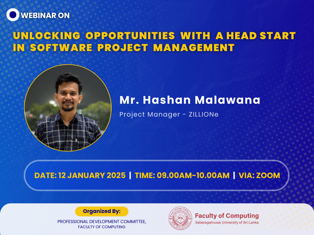 Webinar - Unlocking Opportunities with a Head Start in Software Project Management