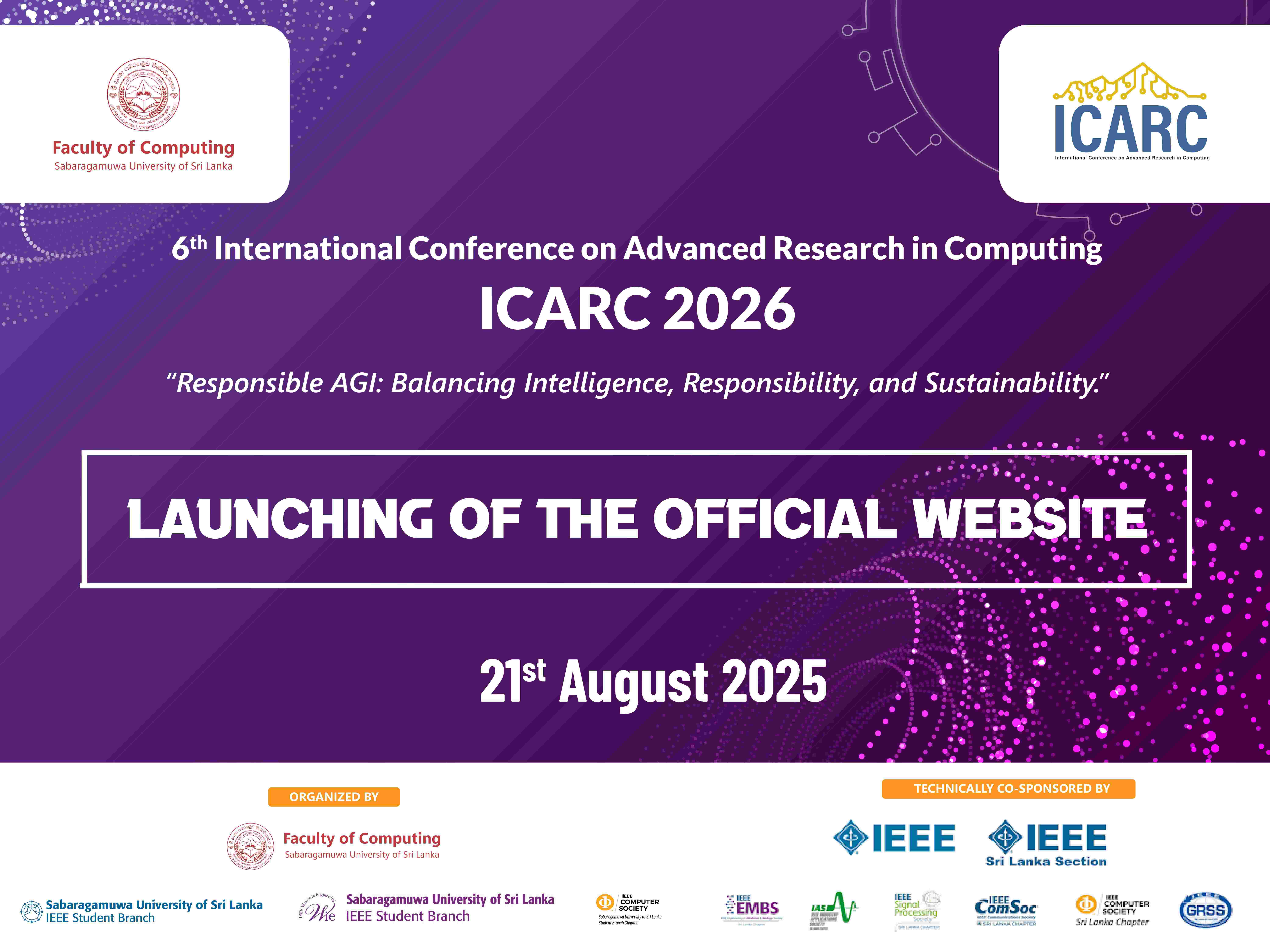 Launching of the Official Website of ICARC 2026