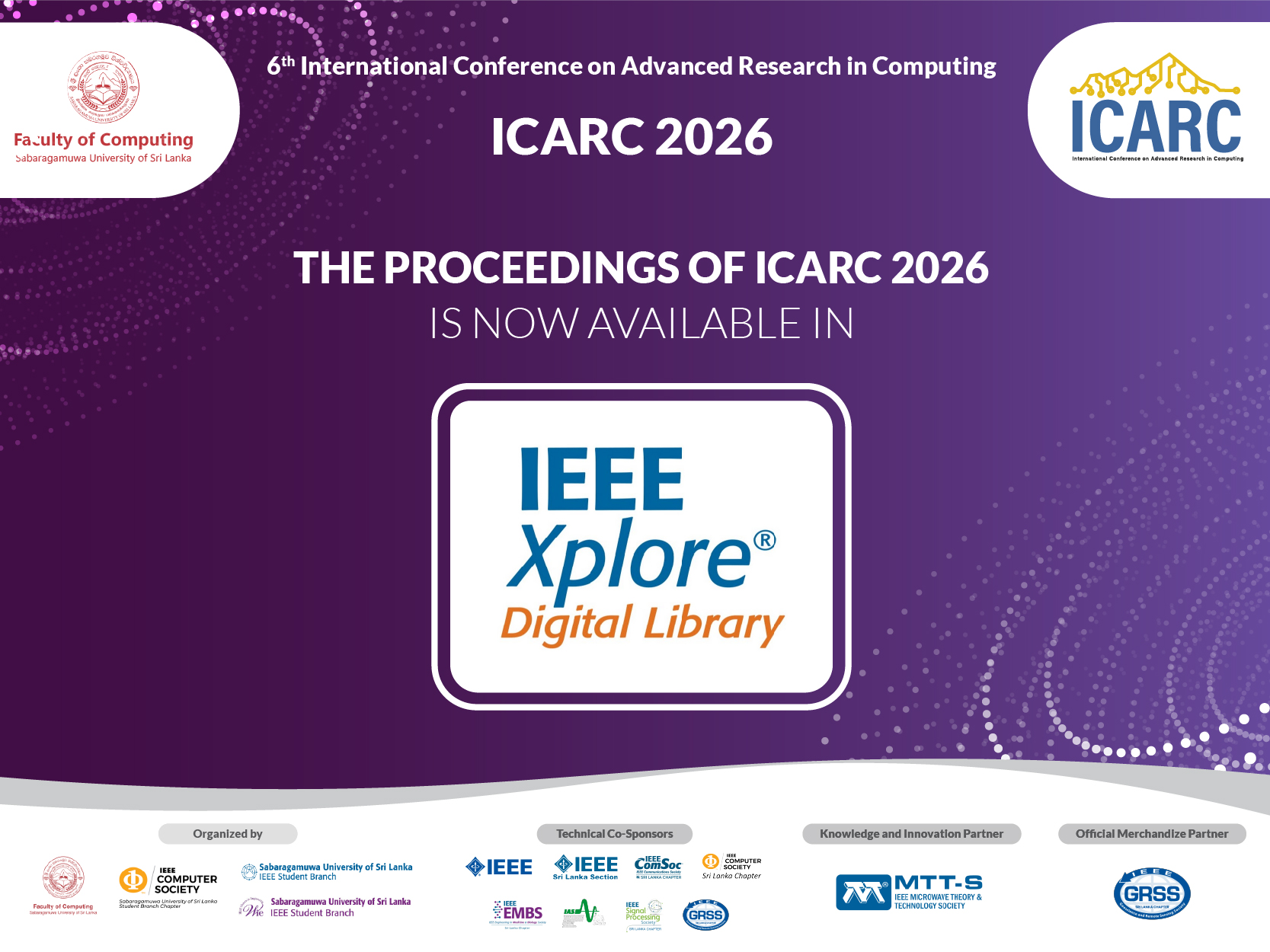 The Proceedings of ICARC 2026; Now Available in IEEE Xplore!