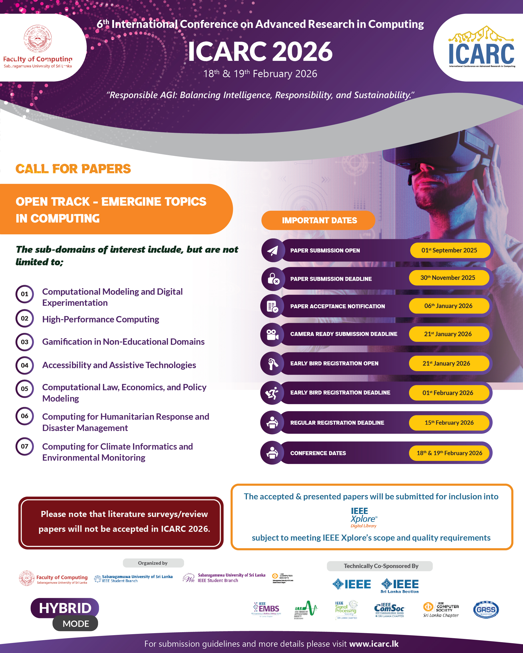 Call for Papers - Open Track
