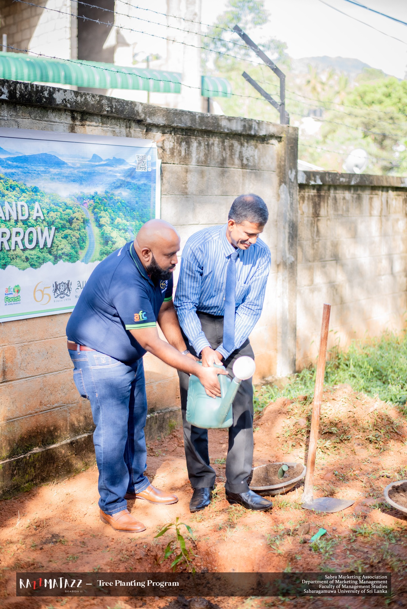 Planting a tree with hope for a better future at Razzmatazz Season II