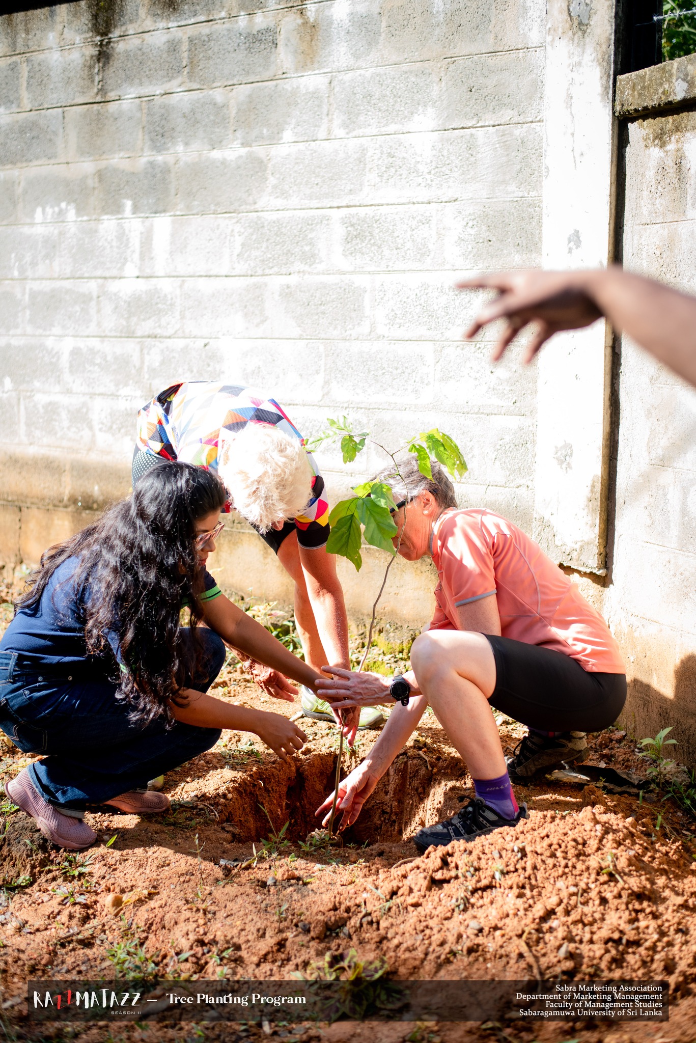 Planting a tree with hope for a better future at Razzmatazz Season II