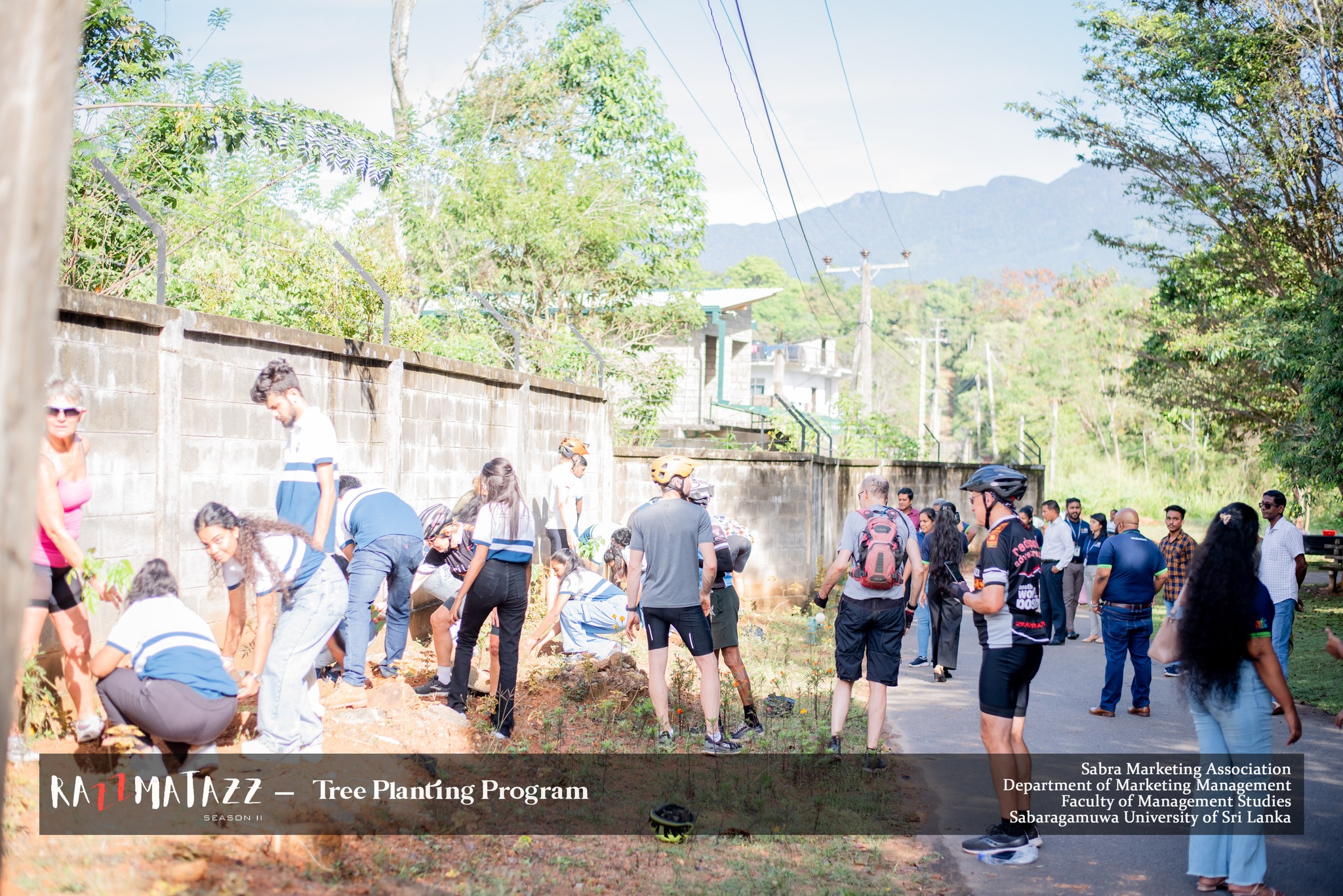Planting a tree with hope for a better future at Razzmatazz Season II