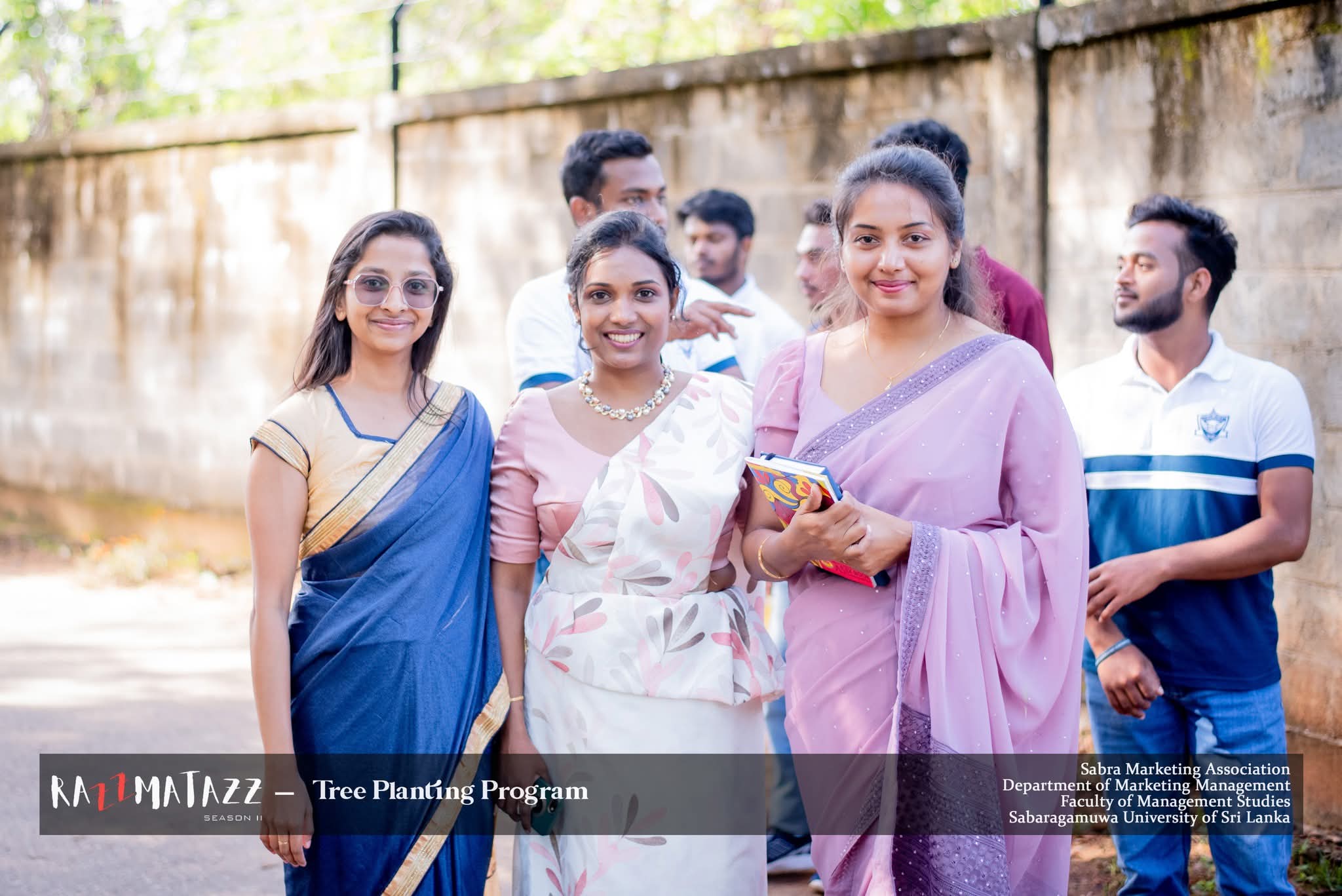 Planting Hope for a Greener Tomorrow | Razzmatazz Season II  In a heartfelt gesture towards a sustainable future, we proudly planted trees at the Faculty of Management Studies on March 4th, 2025. Marking a memorable moment of Razzmatazz Season II  This meaningful initiative was made possible in collaboration with our esteemed Platinum Sponsor, Alliance Finance Company. Together, we sowed the seeds of hope, growth, and responsibility.  Swipe through to witness how we turned commitment into action, one tree a