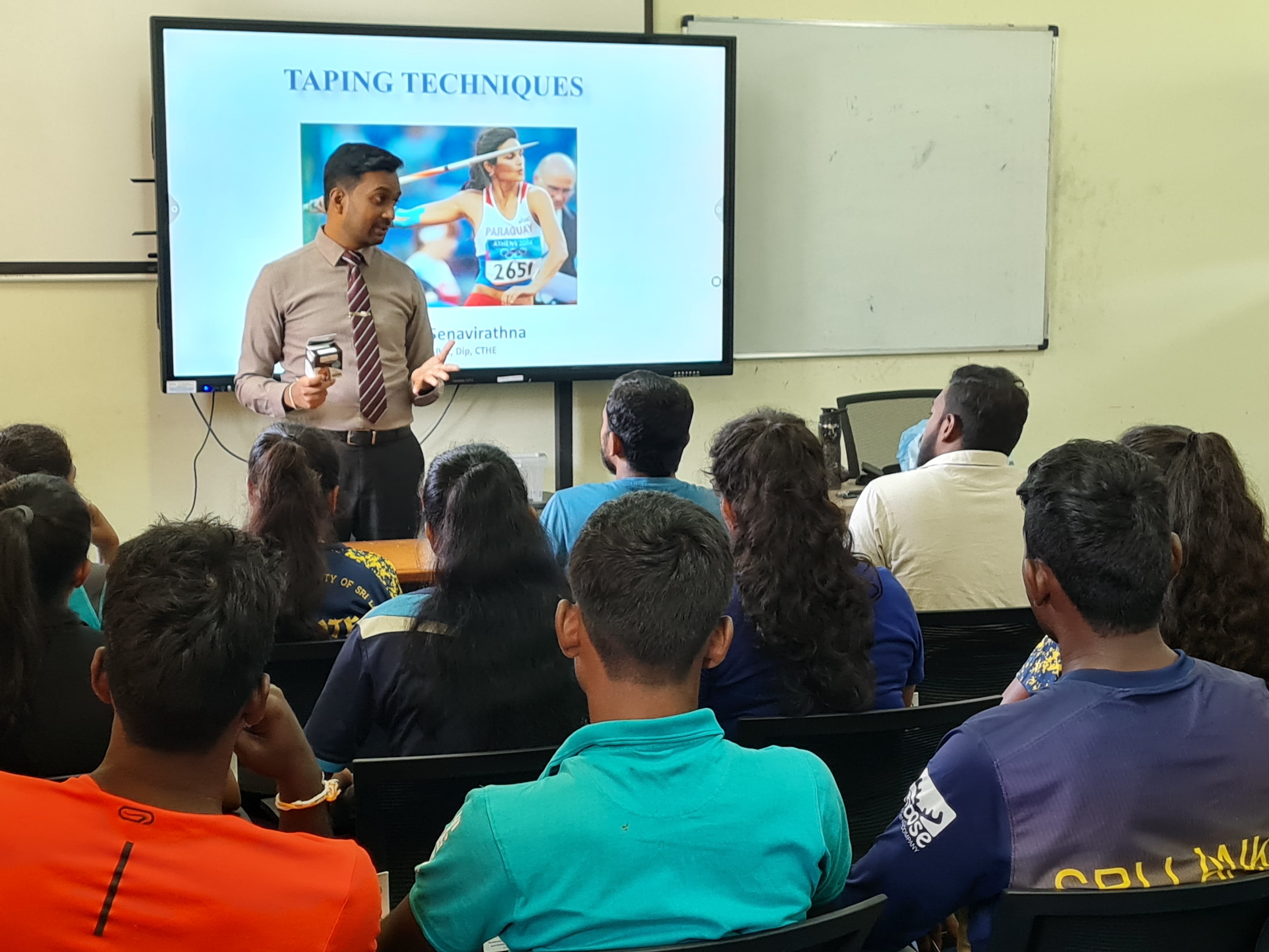A training program on ‘Sports Injury Prevention and Basic First Aid’