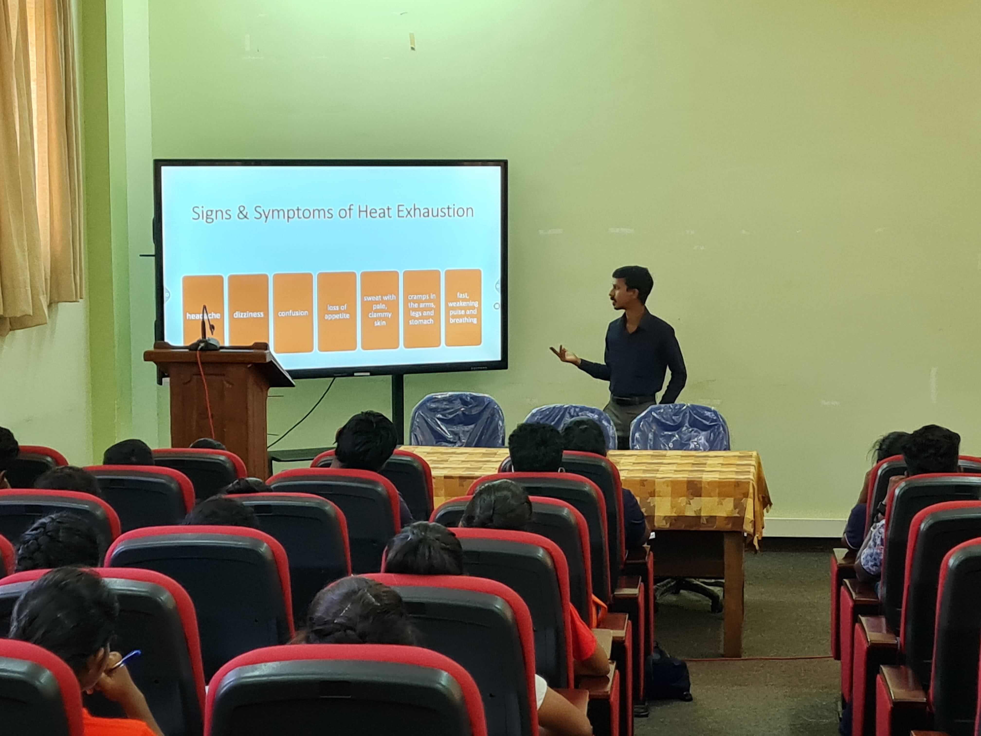 A training program on ‘Sports Injury Prevention and Basic First Aid’
