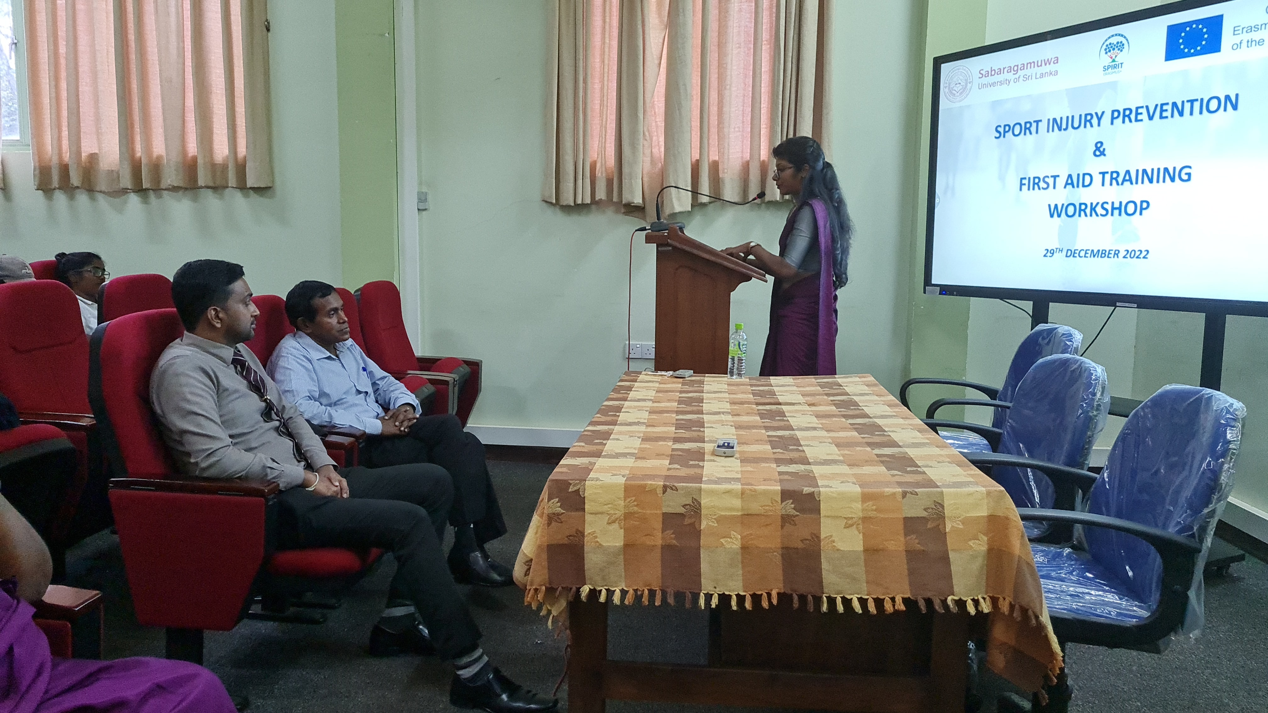 A training program on ‘Sports Injury Prevention and Basic First Aid’