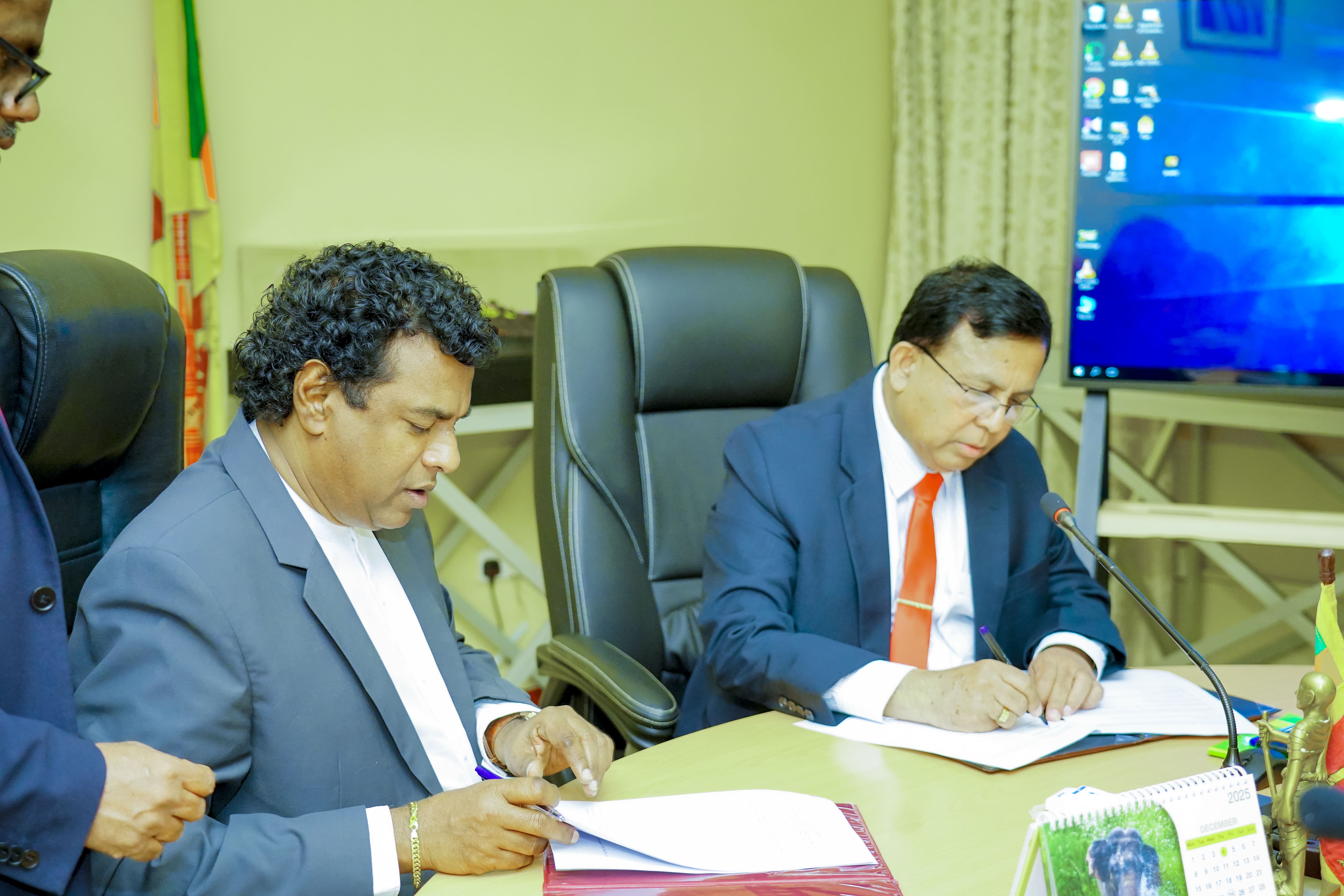 Licensing Agreement Signing event with FOOD AND NATURE (PVT) LTD ( FADNA) and SUSL