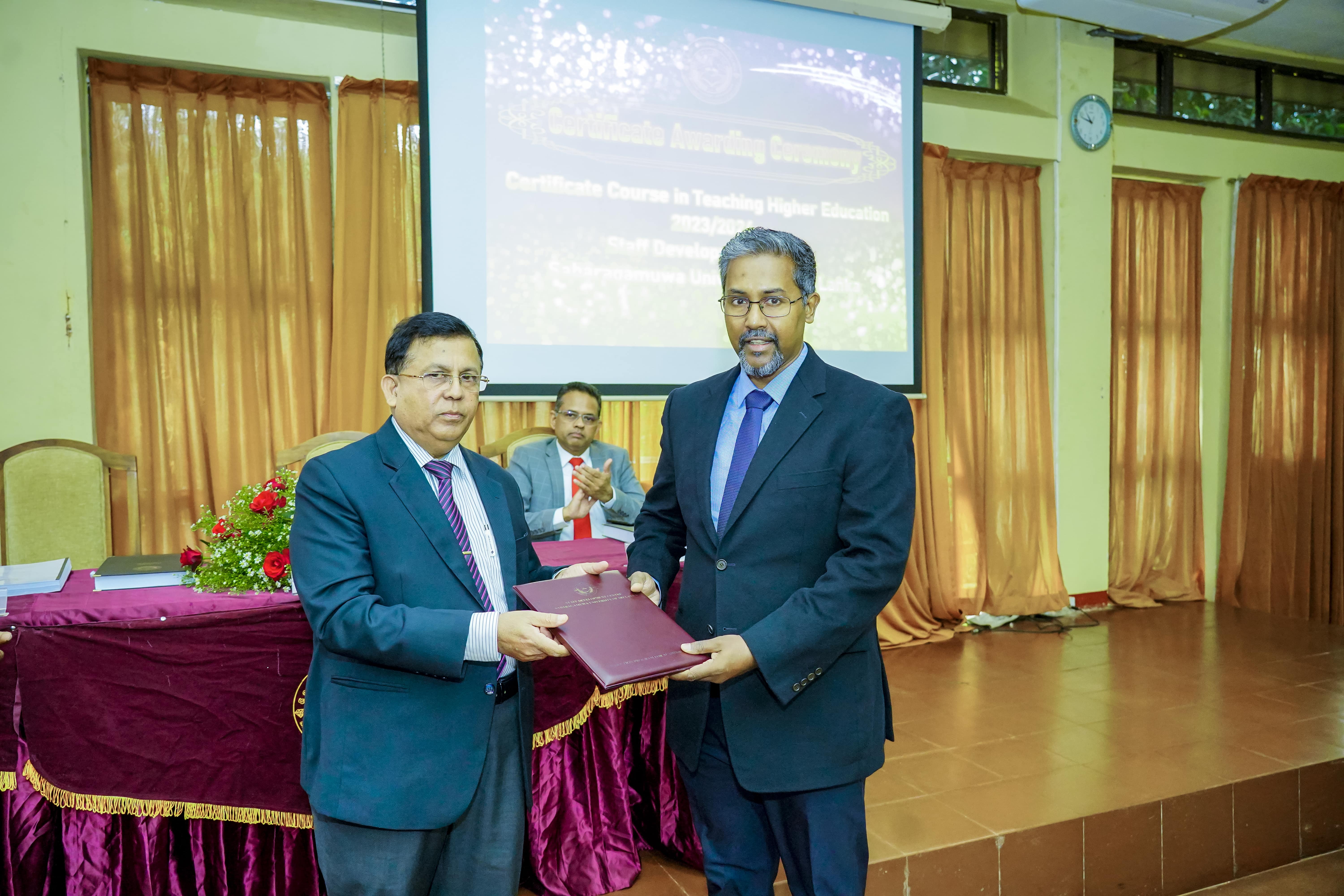 Certificate Awarding Ceremony of the CCTHE 2023/ 2024