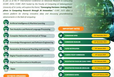 ICARC 2025-Call for papers